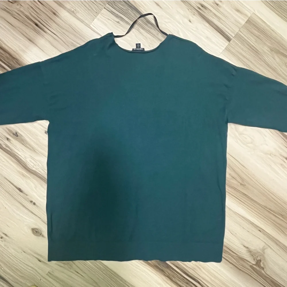 Torrid Pullover Drop Shoulder Emerald Green Sweater Size 1 - Picture 5 of 8